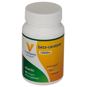 Beta Carotene Antioxidant - 10,000 IU of Vitamin A - Eye Health (100 Softgels)