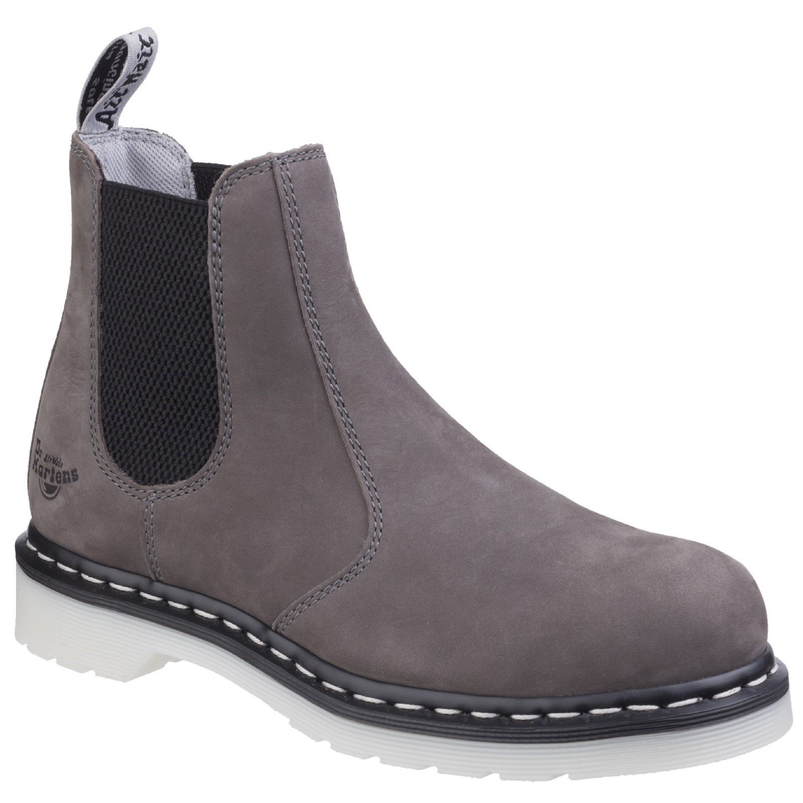 Dr Martens Women's Arbor Elastic Safety Boot Various Colours 29517 - Grey Wind River 5