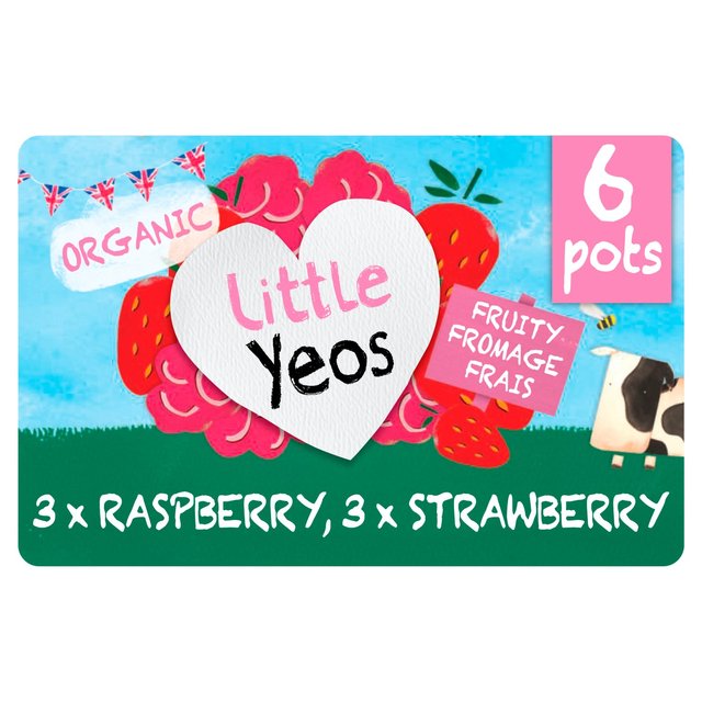 Yeo Valley Little Yeos Organic Fromage Frais Strawberry & Raspberry