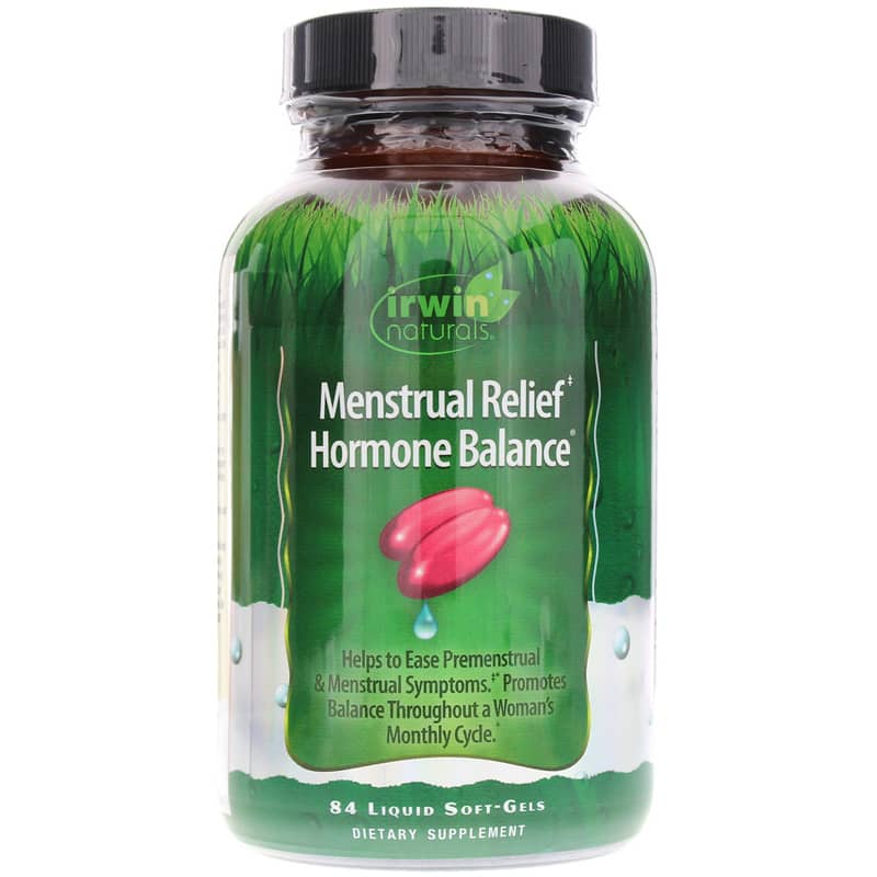 Irwin Naturals Menstrual Relief Hormone Balance 84 Liquid Softgels