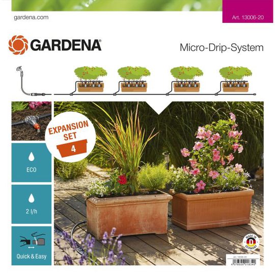 Gardena Micro-Drip-System Lisäosa kukkalaatikoille