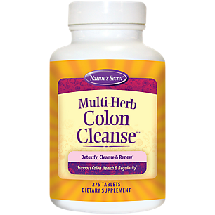 Multi-Herb Colon Cleanse - Supports Colon Health & Regularity (275 Tablets)