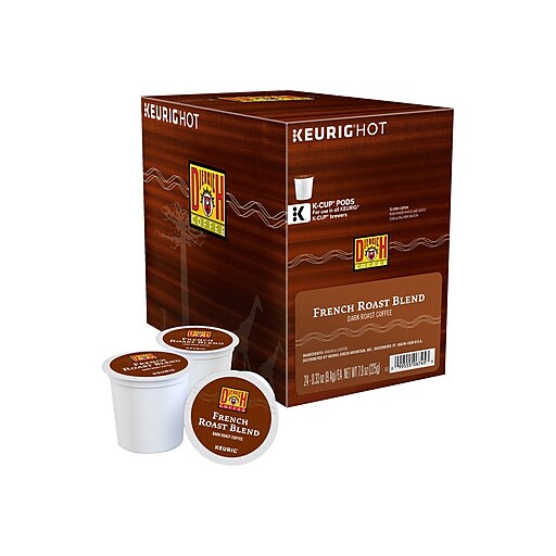 Diedrich French Roast Blend Coffee, Keurig K-Cup Pods, Dark Roast, 24/Box (6745)