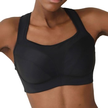 Køb StayInPlace High Support Sports Bra Bh Sort polyamid C 70 Dame online 