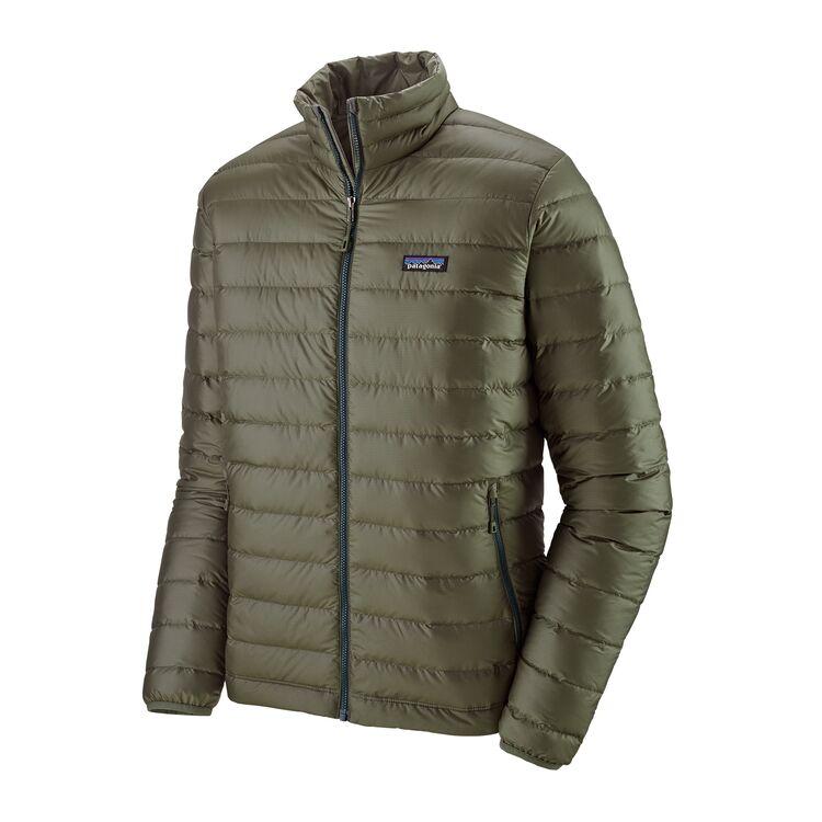 Patagonia Men's Down Sweater Jacket - Ethical down/Recycled polyester, Industrial Green / L