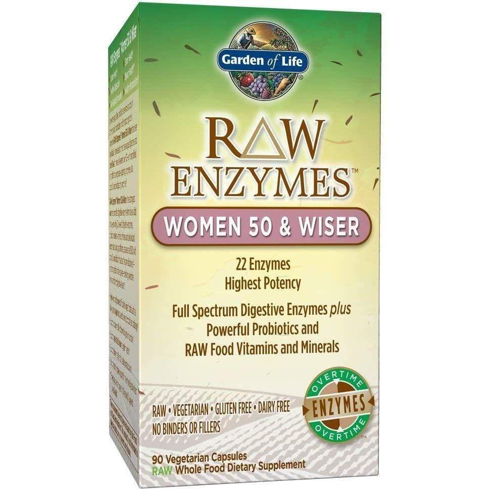 RAW Enzymes Women 50 & Wiser - 90 vcaps