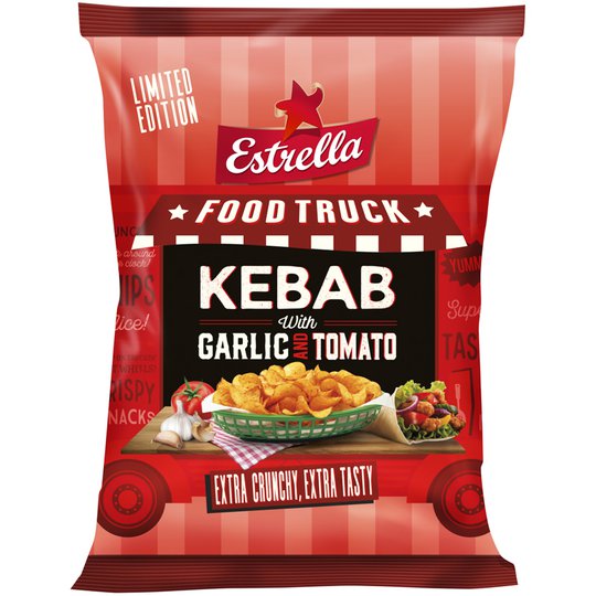 Perunalastut Kebab "Garlic & Tomato" 180g - 40% alennus