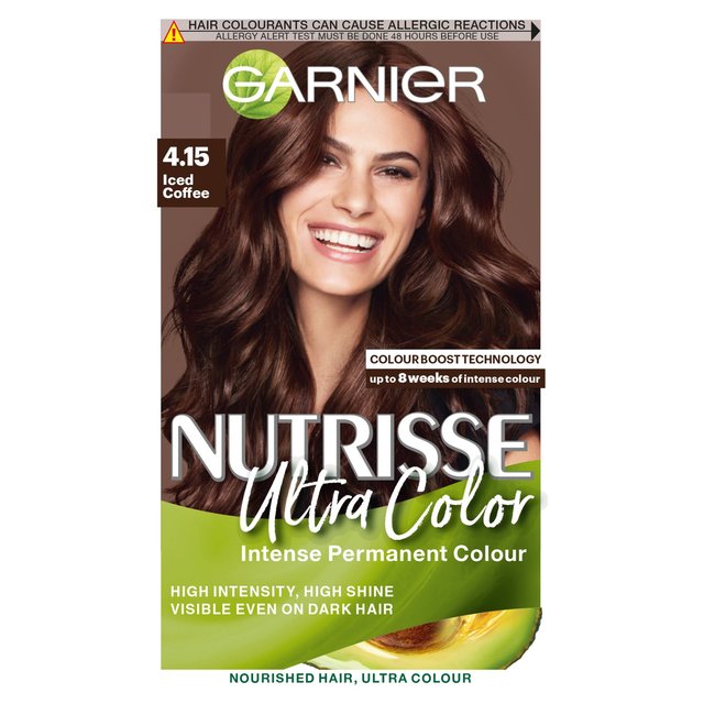 Garnier Nutrisse Ultra-Colour 4.15 Iced Coffee Permanent Hair Dye