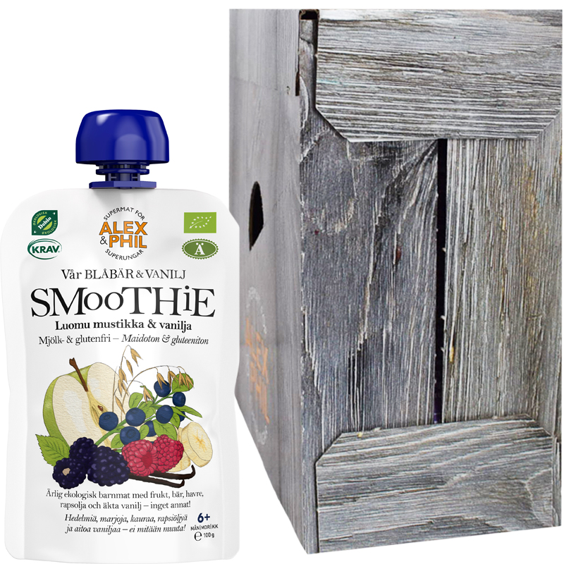 Köp Smoothie Blåbär & Vanilj 6M 5-pack - 30% rabatt online 