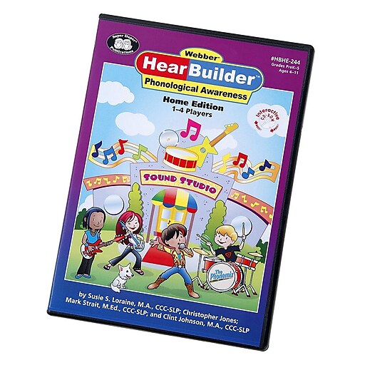 Super Duper Webber HearBuilder Phonological Awareness HOME CD