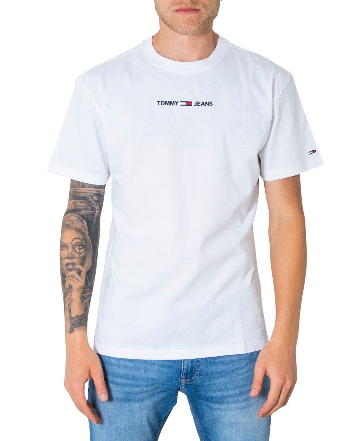 Tommy Hilfiger Jeans Men's T-Shirt Various Colours 299523 - white S