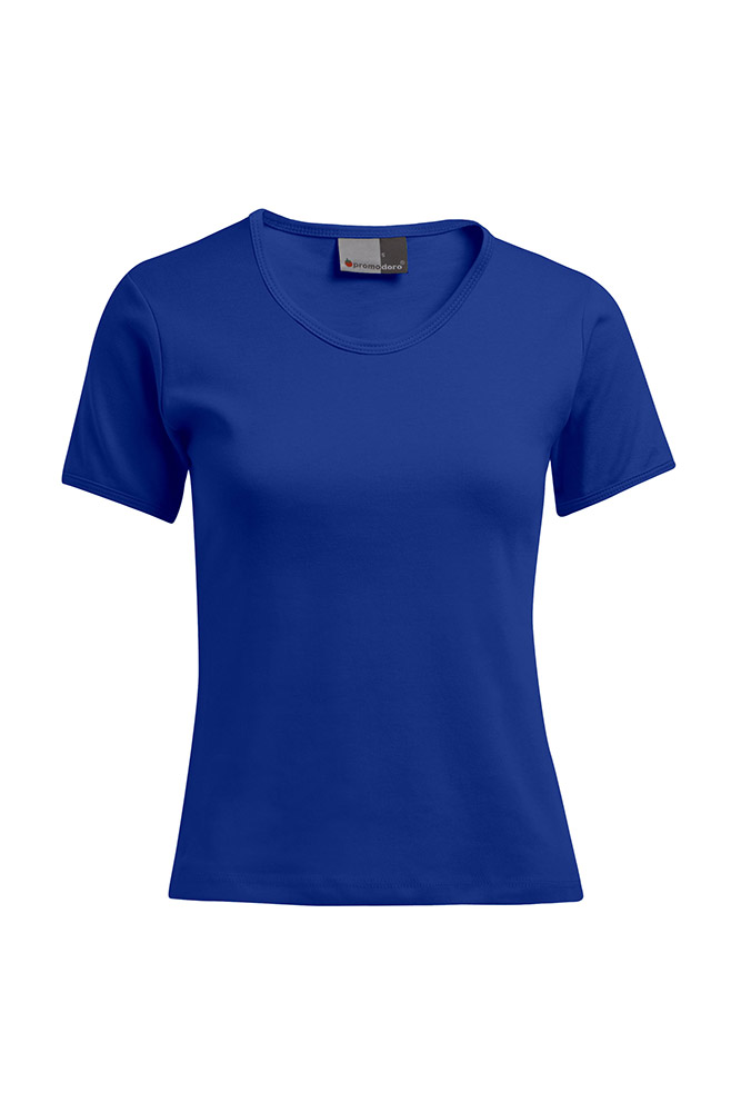 Interlock T-Shirt Plus Size Damen, Königsblau, XXL