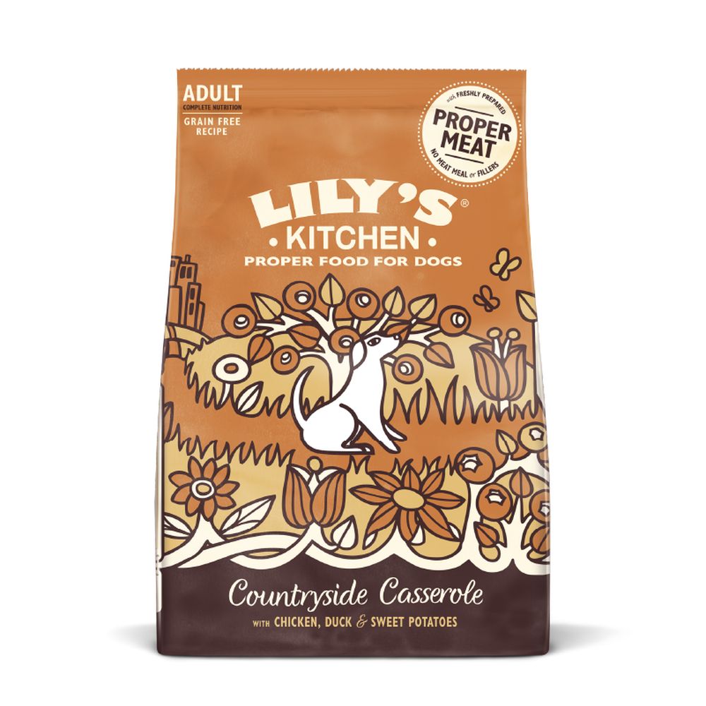 Lily's Kitchen Adult Dry Dog Food - Chicken, Duck & Sweet Potatoes - 7kg