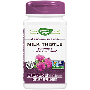 Milk Thistle Extract - Supports Liver Function - 80% Silymarin (60 Vegan Capsules)