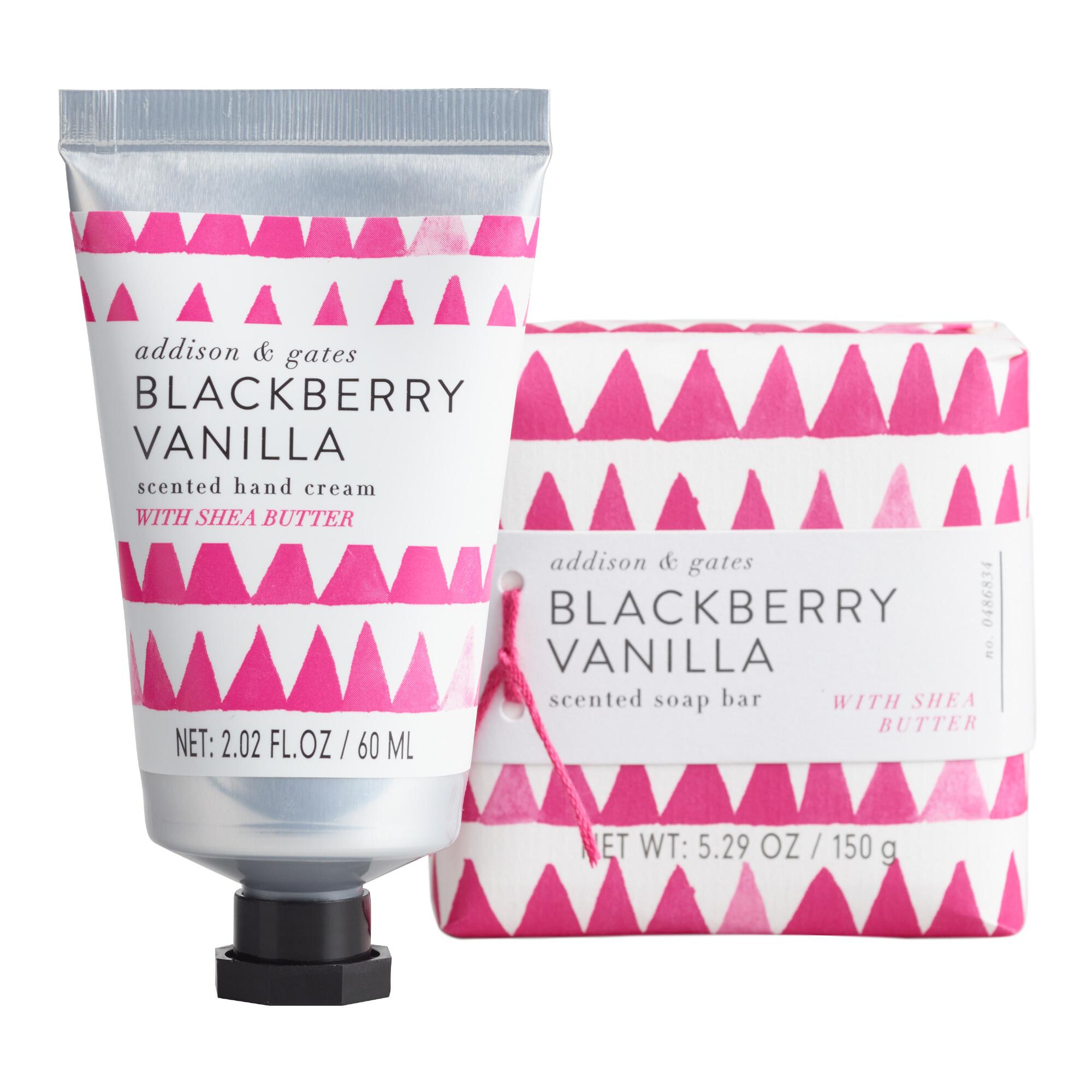 A&G Geo Pop Blackberry Vanilla Bath and Body Collection by World Market