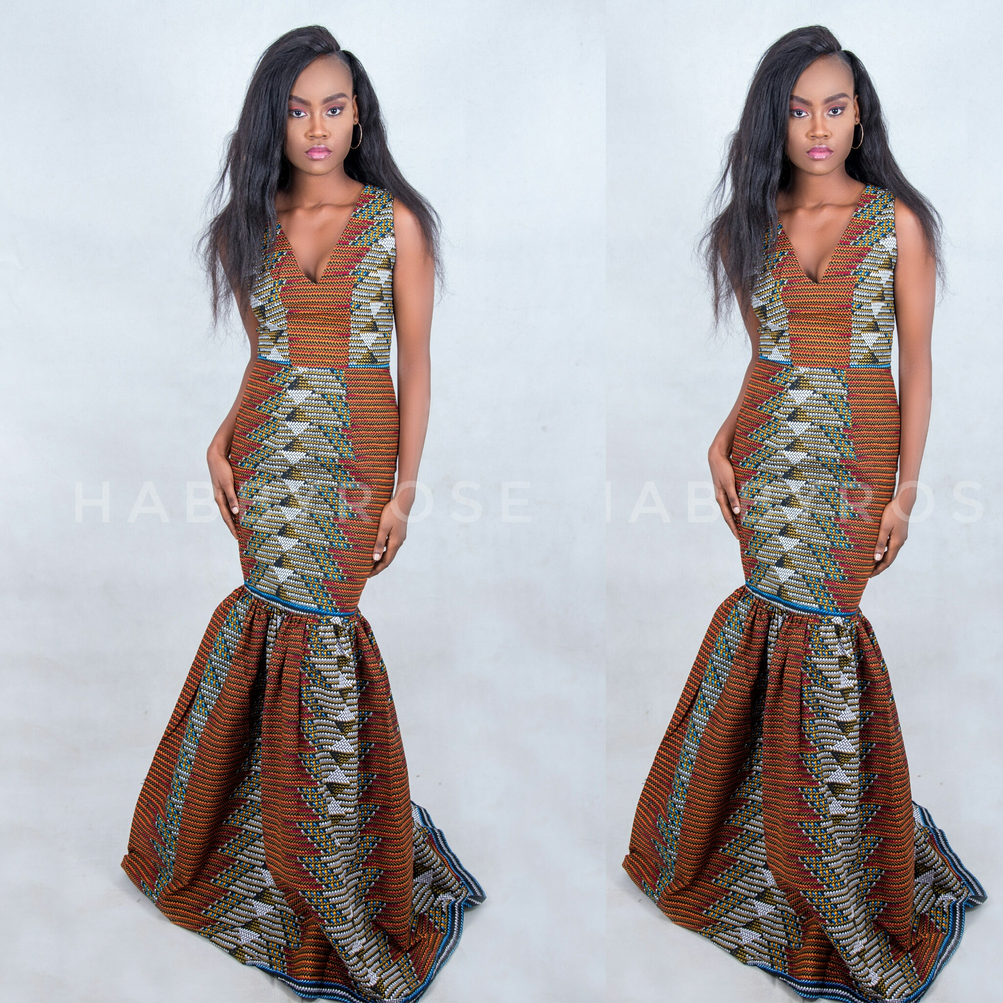 Uju African Party Dress ///Dresses For Prom/ Print Maxi