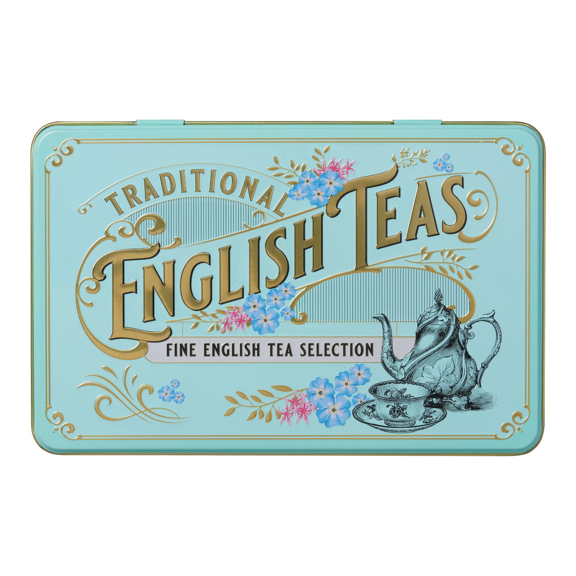 New English Teas Vintage English Tea Tin 72 Count by World Market