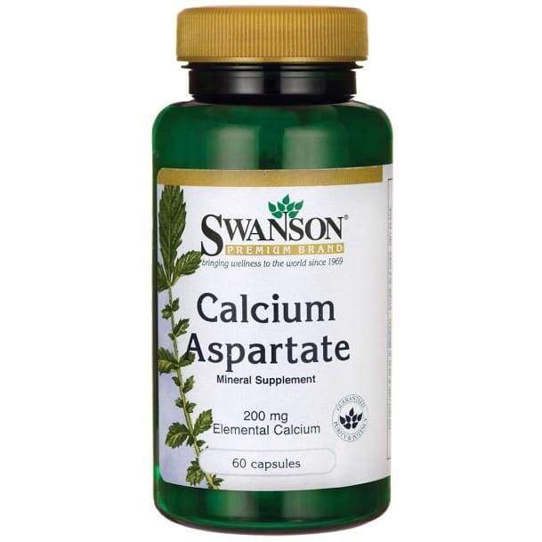 Calcium Aspartate, 200mg Elemental Calcium - 60 caps