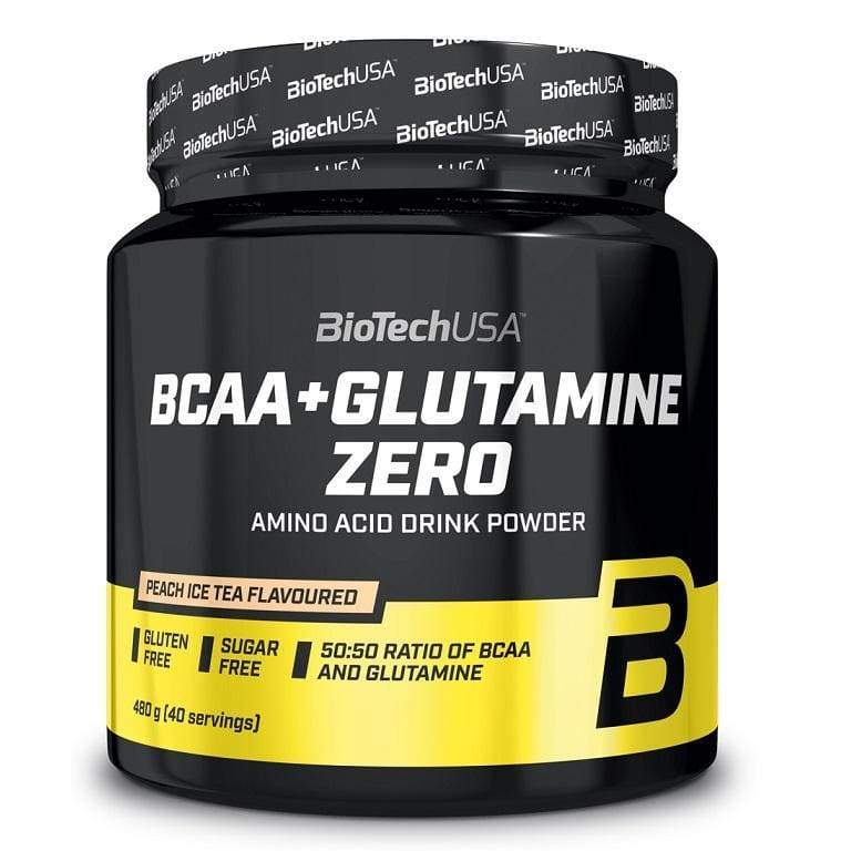 BCAA + Glutamine Zero, Peach Ice Tea - 480 grams