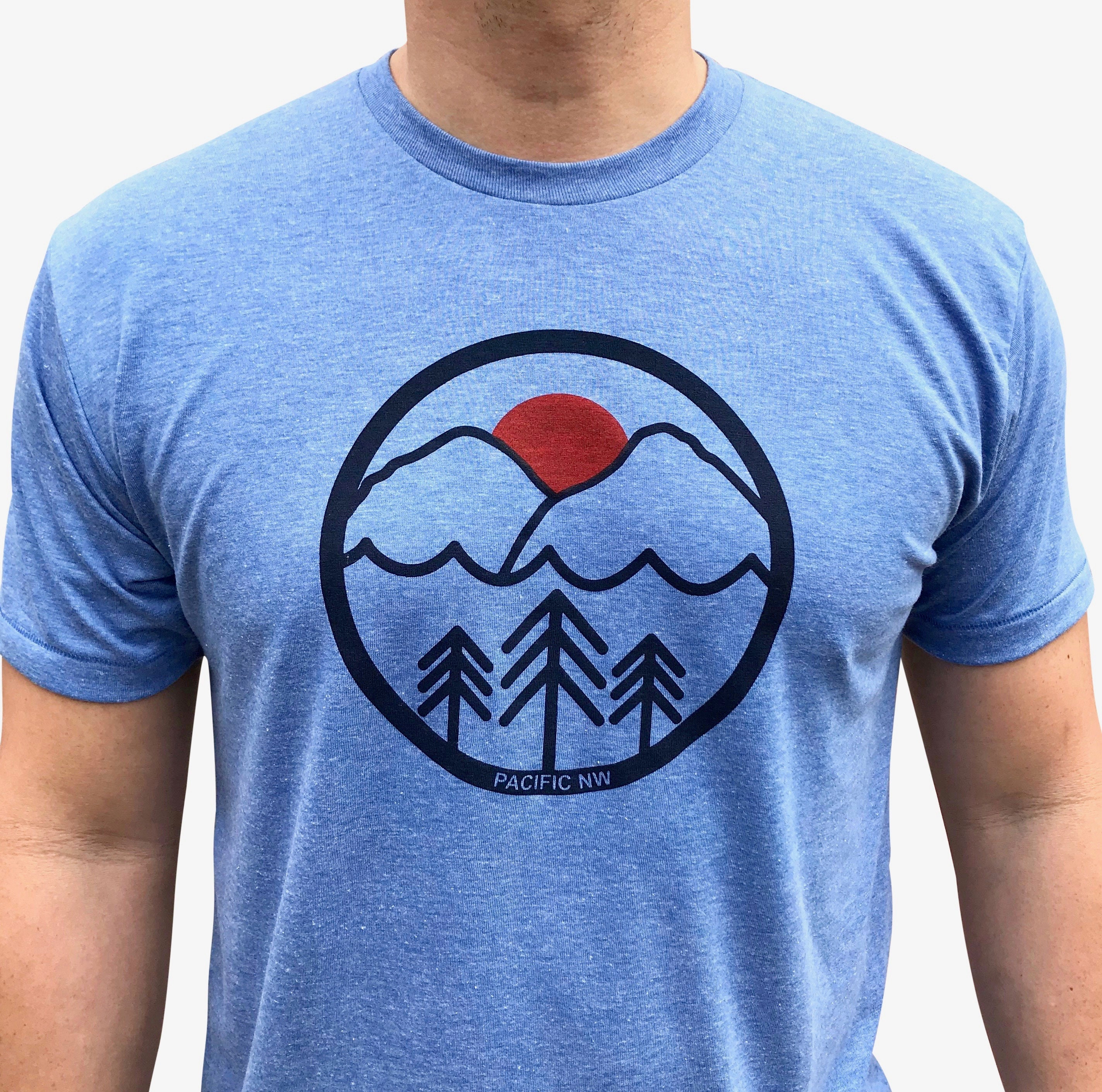 Pacific Northwest Tri Blend Men's/Unisex T-Shirt