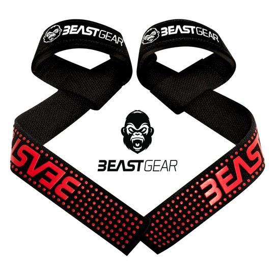 Buy Beast Gear Weight Lifting Straps - Professional Standard Padded Straps  With Advanced Gel Flex Grips Online