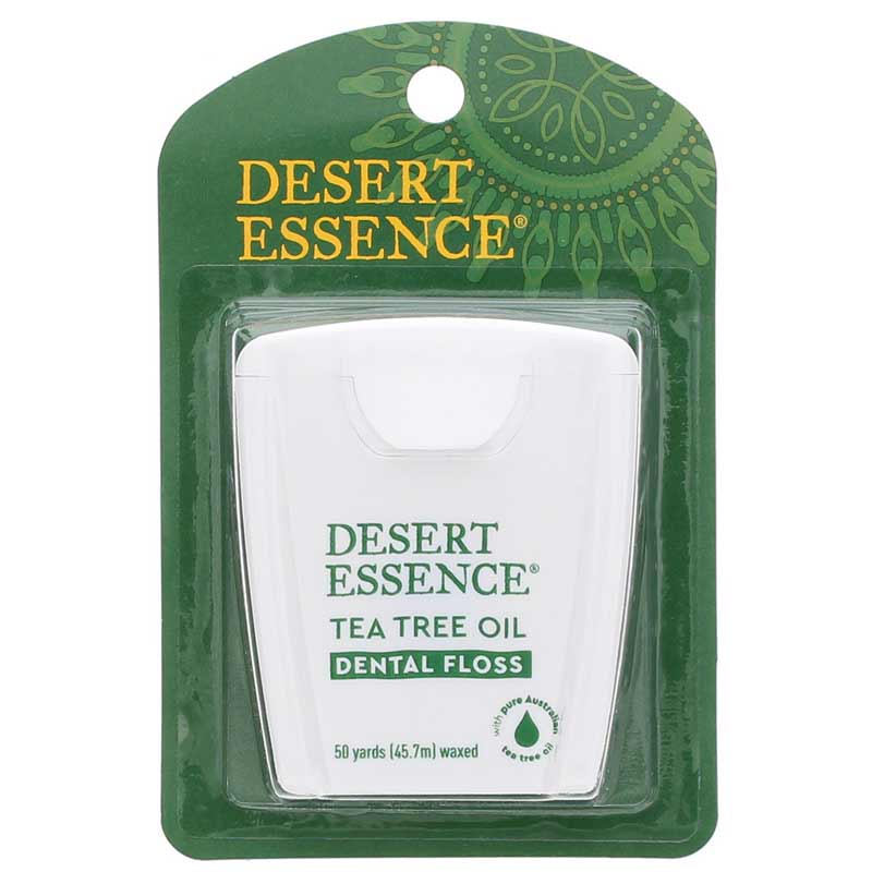 Desert Essence Tea Tree Oil Dental Floss 50 Yards