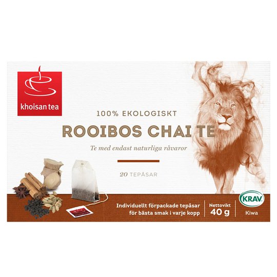 Luomu Rooibos Chai Tee 40g - 50% alennus