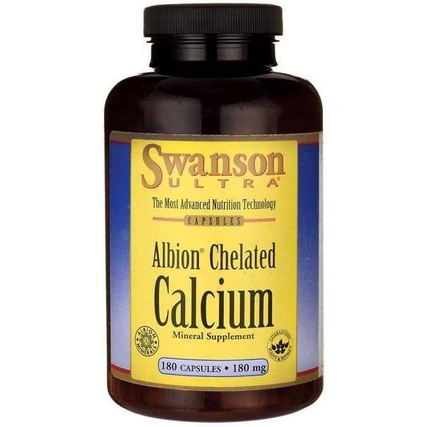 Albion Chelated Calcium, 180mg - 180 caps