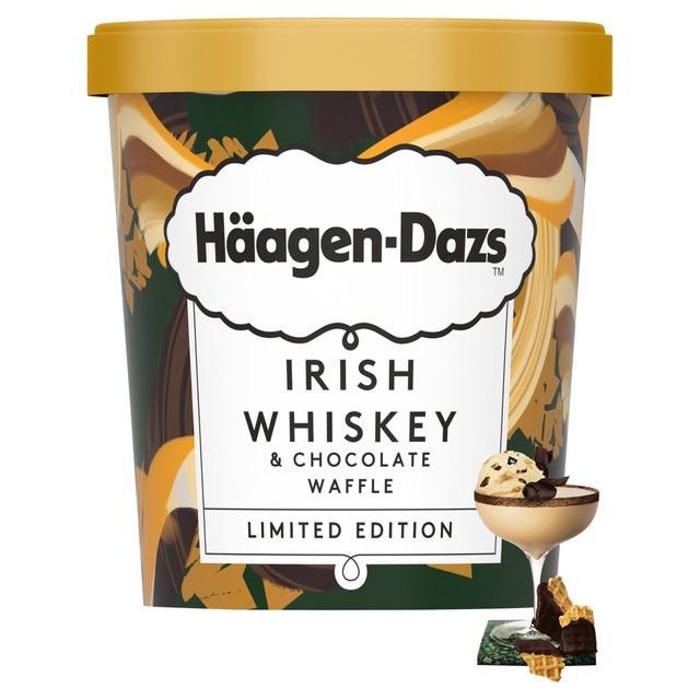 Haagen Dazs Irish Whiskey & Chocolate Waffle