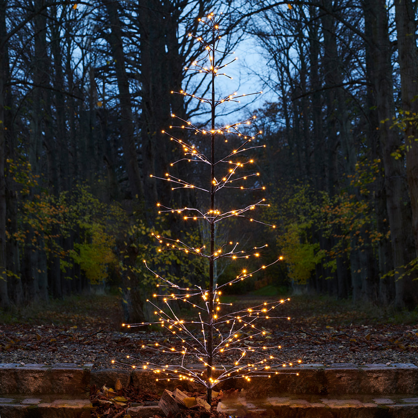 Luminen kimalteleva LED puu Isaac