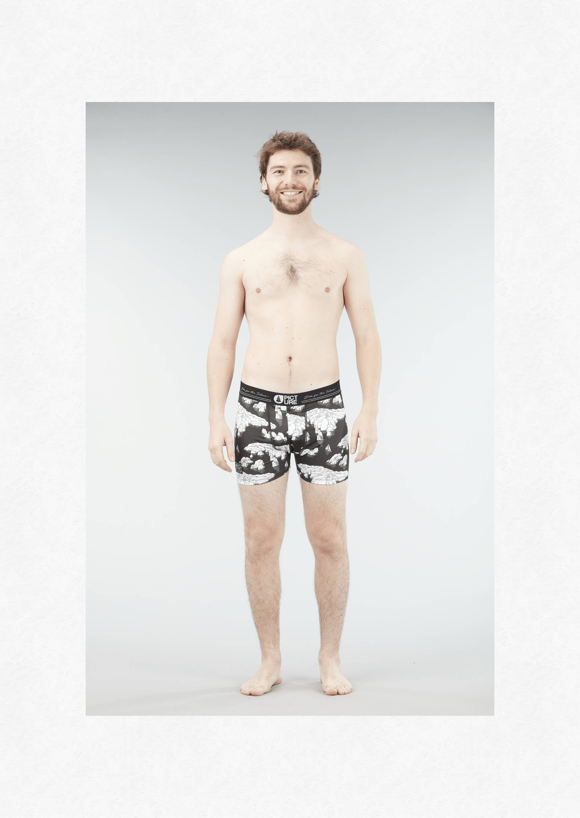 Picture Organic Men's Underwear - Recycled Polyester, Iceberg / L