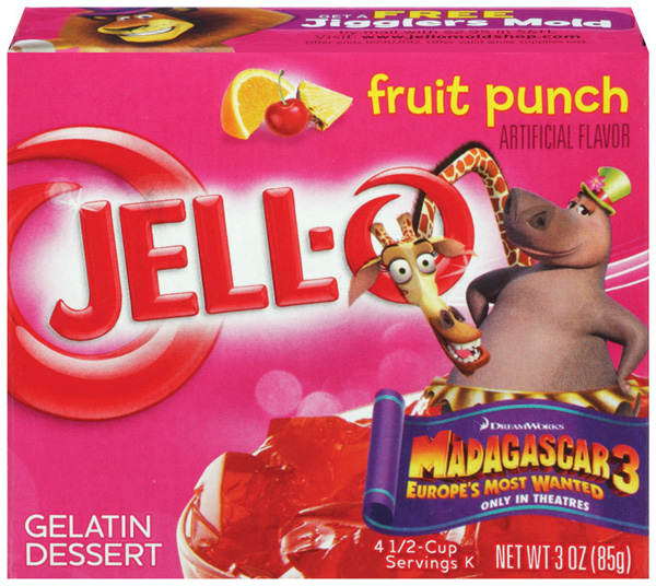 Jello Fruit Punch 85g