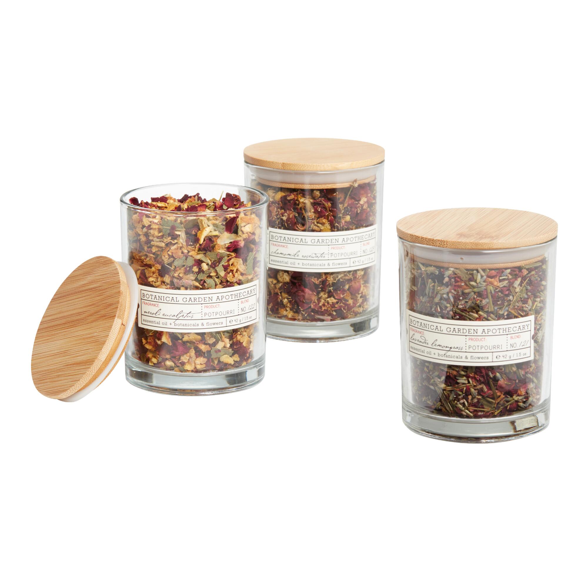 Botanical Garden Apothecary Potpourri Jar Collection by World Market