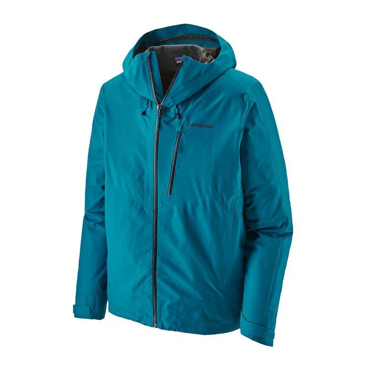 Patagonia Men's Calcite Shell Jacket - Gore-Tex - 100% Recycled Polyester, Balkan Blue / S