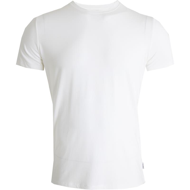 Tufte Crew Neck t-shirt S Bright White - Herre