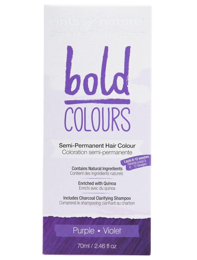 Tints Of Nature - Semi-Permanent Hair Color Bold Purple - 2.46 fl. oz.