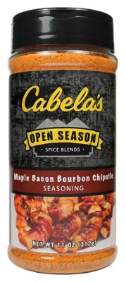 Cabela's Open Season Spice Blends Maple Bacon Bourbon Chipotle Seasoning