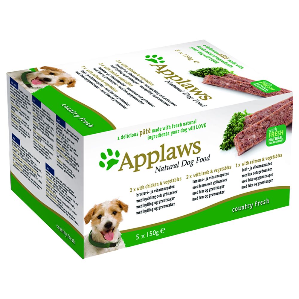 Applaws Dog Pâté Saver Pack 15 x 150g - Country Selection