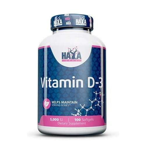 Vitamin D-3, 5000 IU - 100 softgels