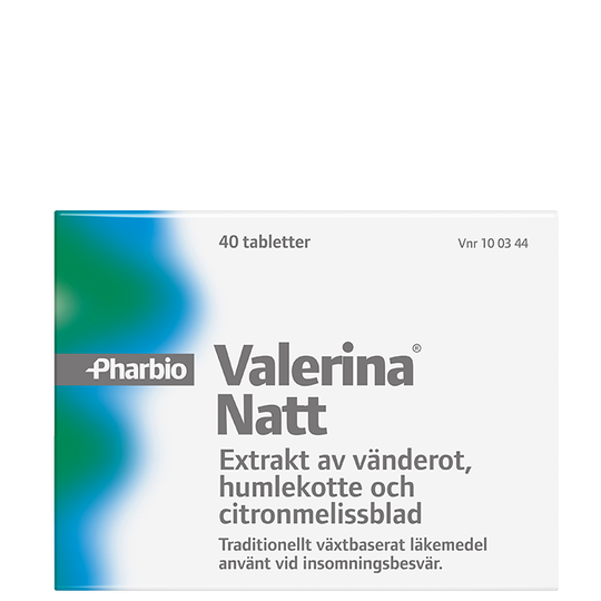 Valerina Natt, 40 tabletter