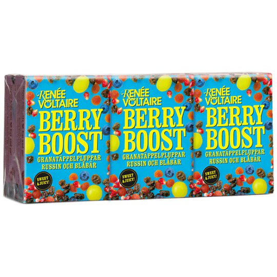 Hedelmä- ja marjasekoitus "Berry Boost" 6 x 28 g - 25% alennus