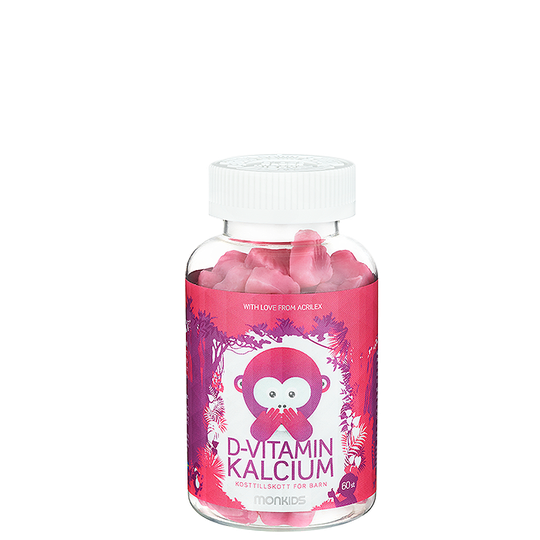 D-vitamin + kalcium, 60 tuggtabletter
