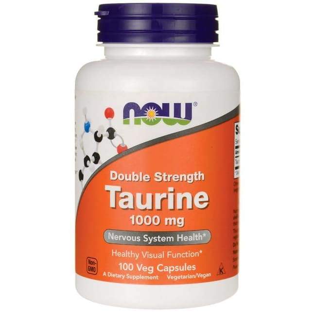 Taurine, 1000mg Double Strength - 100 vcaps