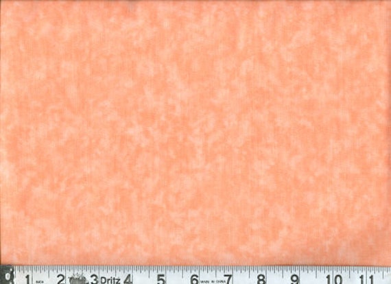 Peach Quilter's Blender 100% Cotton Fabric Sold in Continuous 1/4 Yard Increments Or Fq
