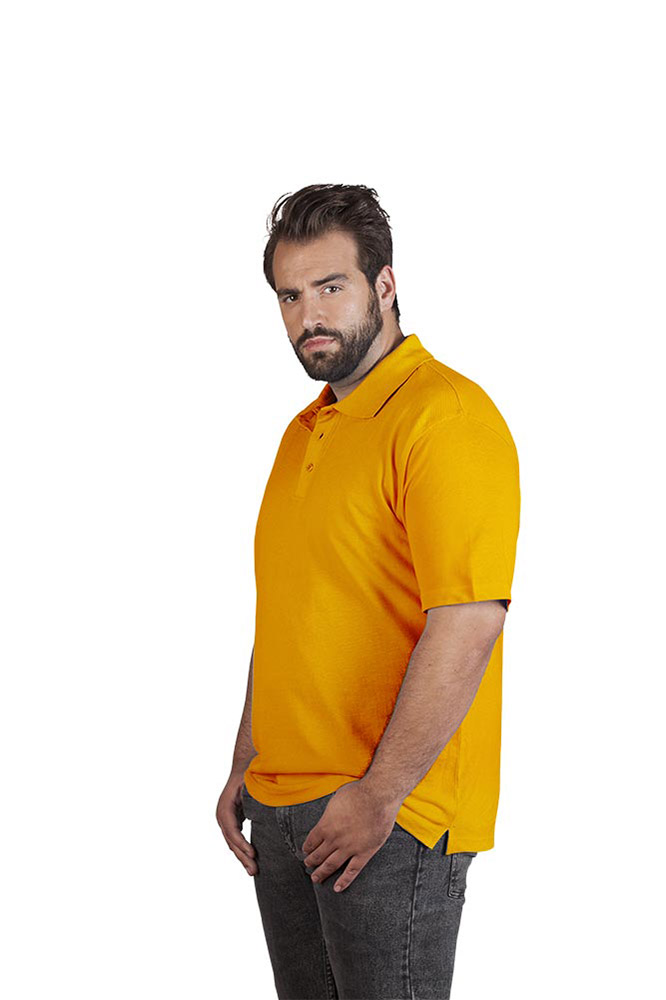 Superior Poloshirt Plus Size Herren, Orange, 4XL