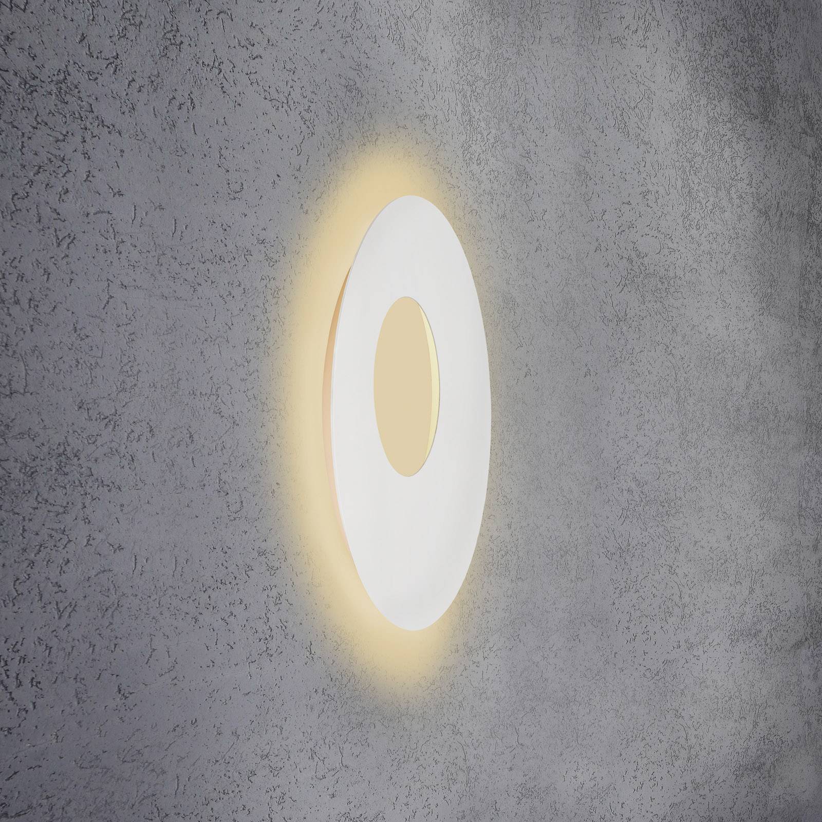 Escale Blade Open -LED-seinälamppu valkoinen Ø59cm