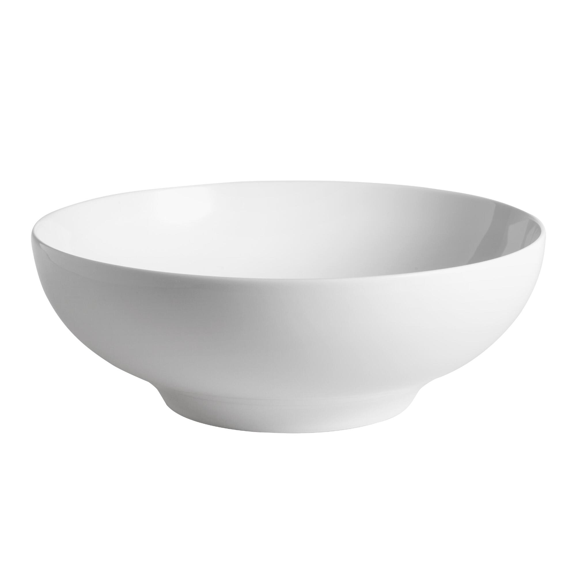 White Porcelain Spin Serving Bowl by World Market