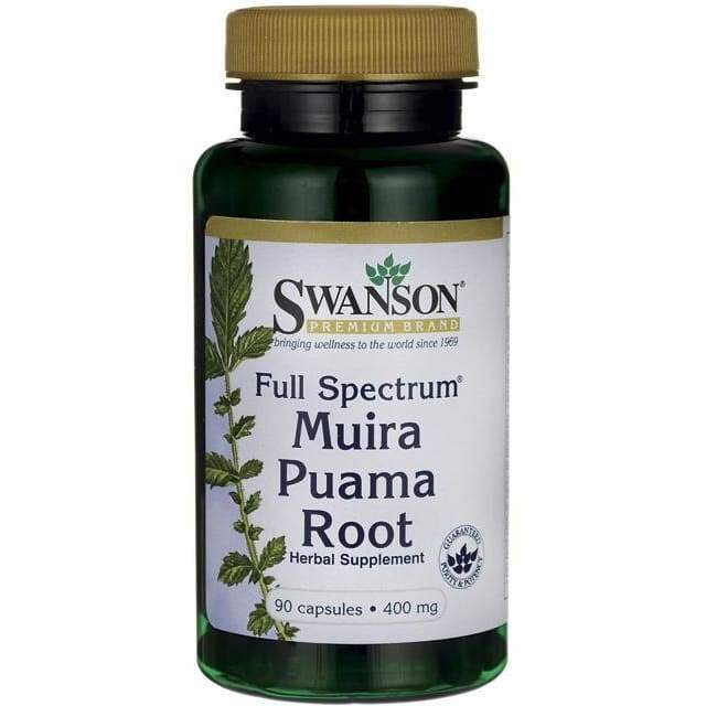 Full-Spectrum Muira Puama Root, 400mg - 90 caps