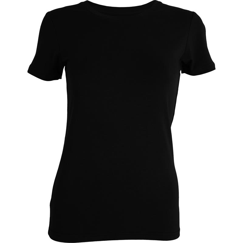 Tufte Crew Neck t-shirt L Black Beauty - Dame