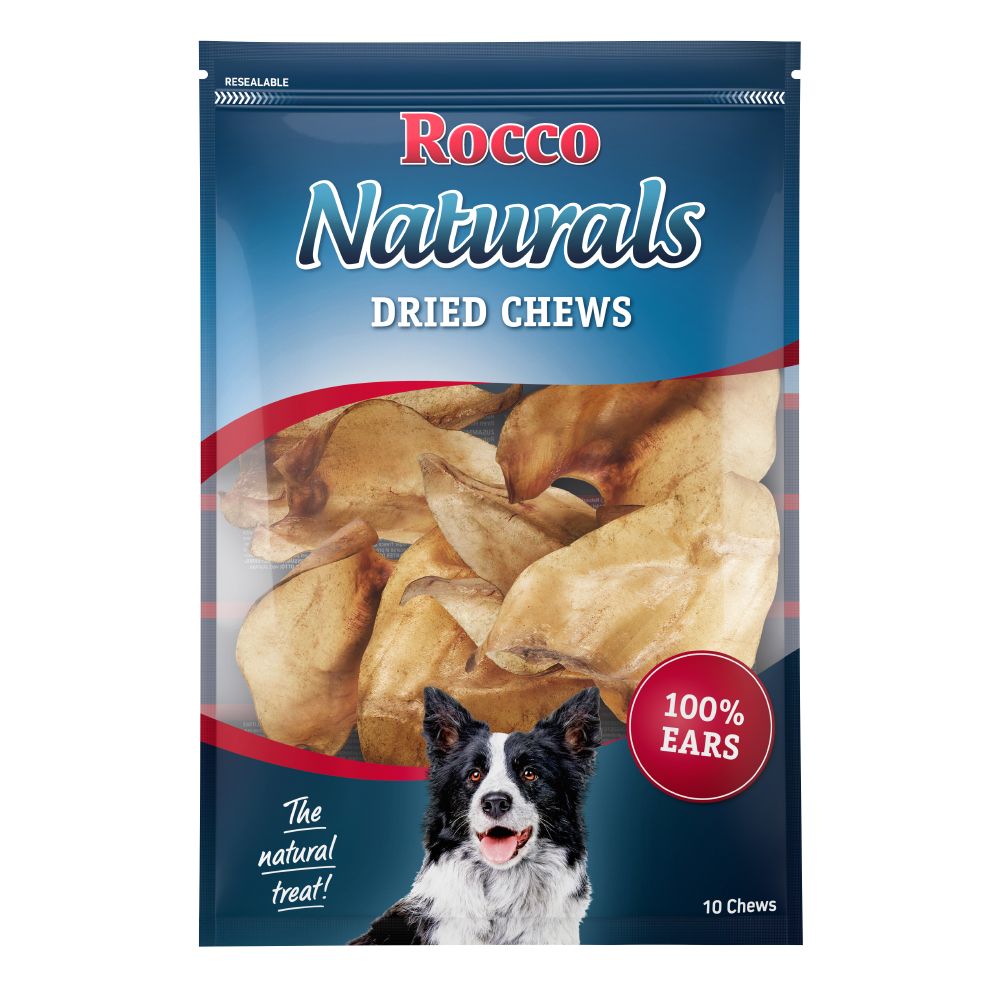 Rocco Natural Dried Cows' Ear - 100 Chews